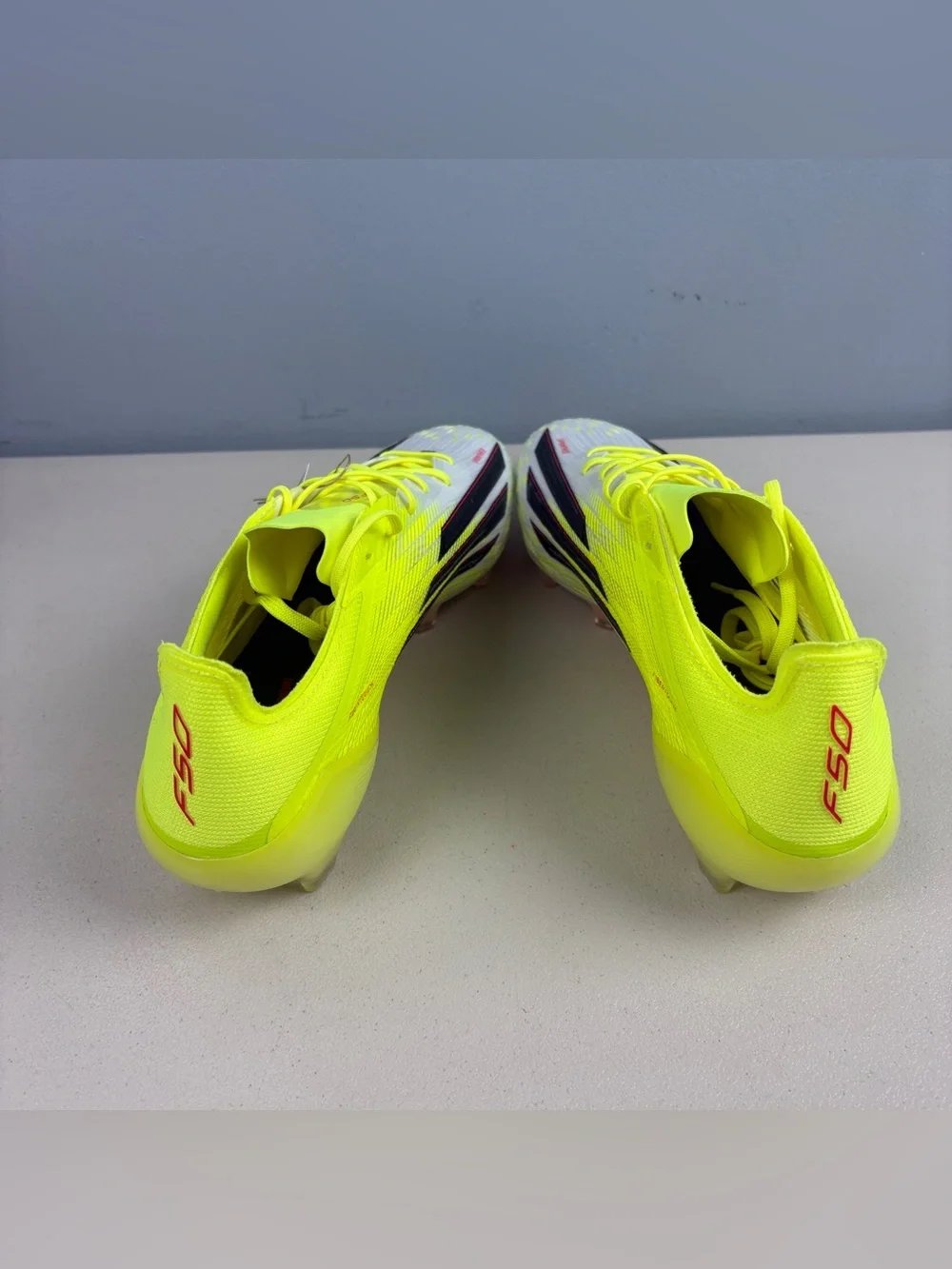 Adidas F50 Elite FG Soccer Cleats Team Solar Yellow 2 Black JR6457 Men’s Sz 8.5